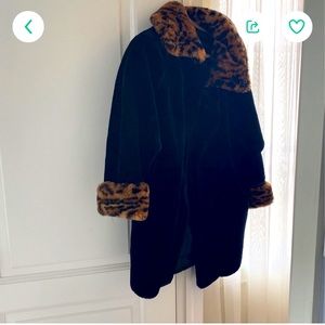 Fur coat Saint Laurent